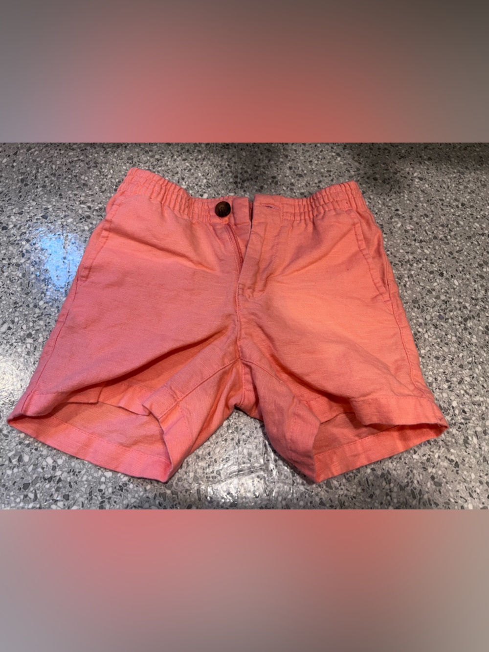 Janie and Jack Coral Elastic-Waist Casual Shorts